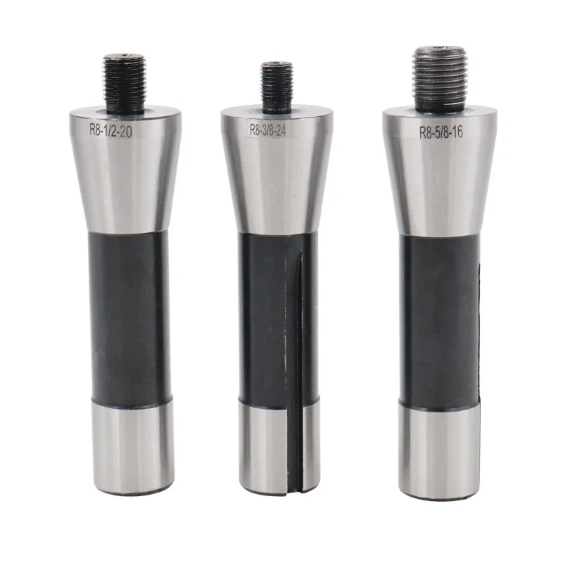 

Резьбовой стержень для дрели R8, адаптер, соединительный элемент, резьбовой соединитель для резьбы 1/2, 8, 5/8, аксессуары для токарного станка