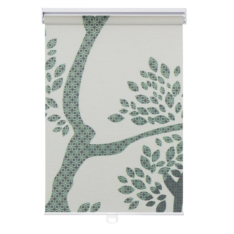 

Пользовательские оконные жалюзи для спальни светильник кие и УФ, термальные, беспроводные и легко вытягивающиеся роликовые шторы белого и ...