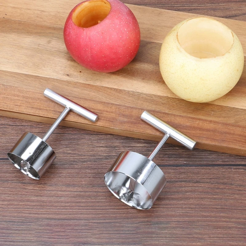 

Multipurpose Corer Pitter Kitchen Stainless Steel Fruit Core Remover Easy to Use