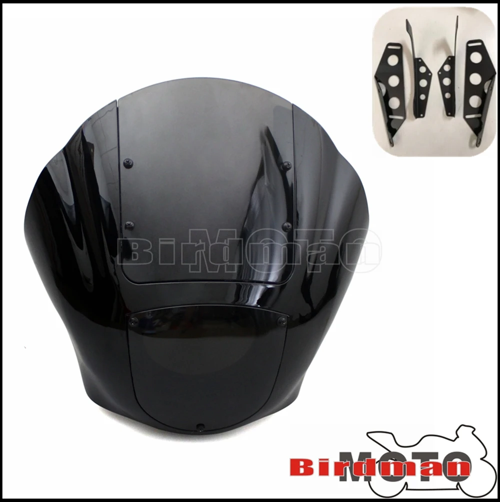 Обтекатель четверти фар мотоцикла, лобовое стекло для Harley Sportster XL 883 1200 Dyna Street Bob Wide Glide Low Rider Iron 883
