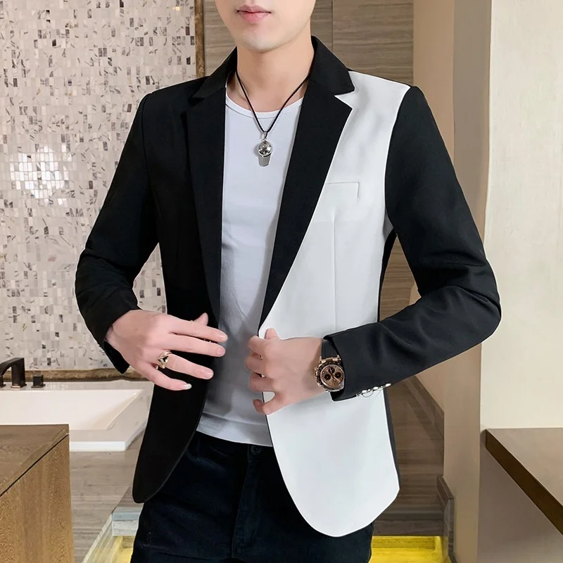

Men's Suit Jacket Spring New Hot Korean Youth Trend Fashion Casual Streetwear High-quality Slim-fit Blazers Men's Brand Clothing