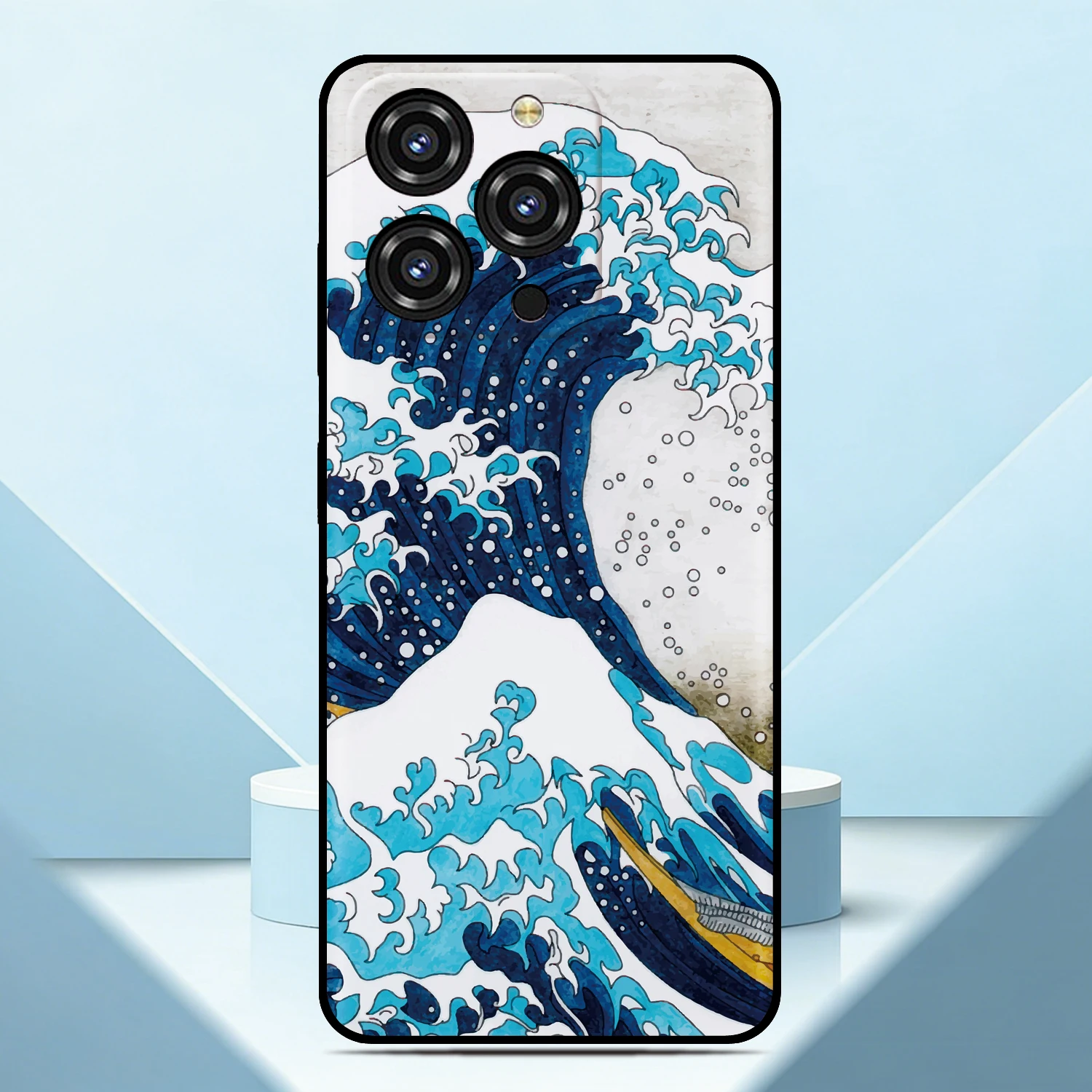 Фото Чехол для телефона Wave off Kanagawa для Sony Xperia 1 VIII 10 VII 5 VI V IV III II XZ5 XZ4 XZ3 XZ2 XA2 L3 6 7 8, задняя крышка с индивидуальной фотографией №4