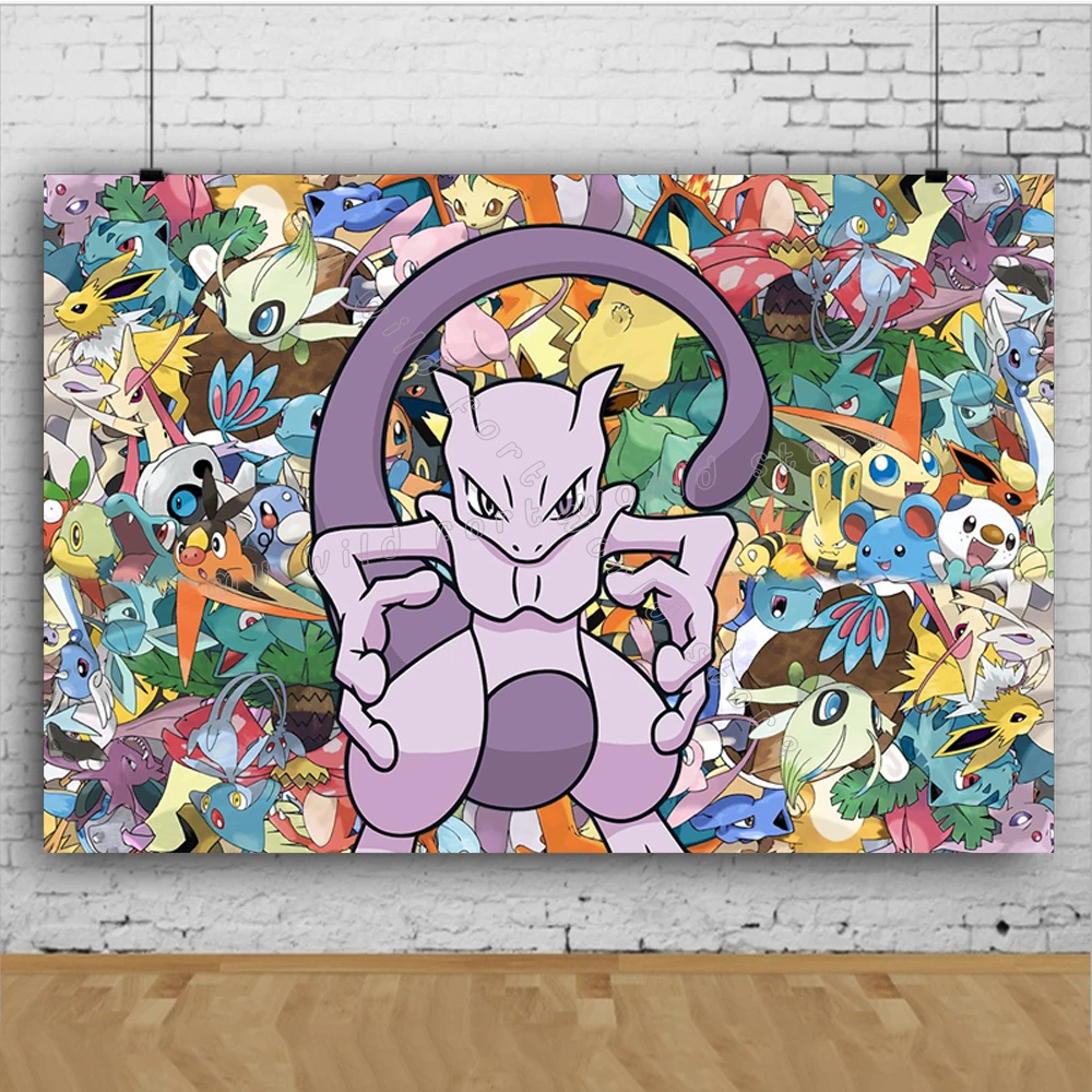 Фон для фотовечерние Покемон Пикачу | Дом и сад