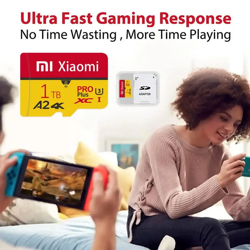 Высокоскоростная карта памяти Xiaomi 1 ТБ 512 ГБ 256 класс 10 Micro TF SD для Nintendo Switch Phone/Ps4