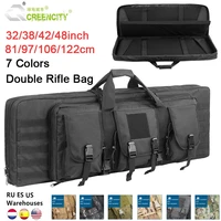32 38 42 inch double rifle case bag outdoor tactical gun case rifle pistol bag long gun bag for hunting range sports transport