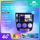 Автомагнитола на Android 10 для Mercedes- Benz M-Class I W163 ML 1997-2005, Авторадио, мультимедийный плеер, навигация, GPS, камера 2 Din
