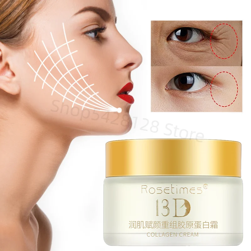 

Protein Cream Tender Skin Collagen Firming Anti-aging Moisturizing Brightening Skin Tone Shrinking Pores Exfoliating