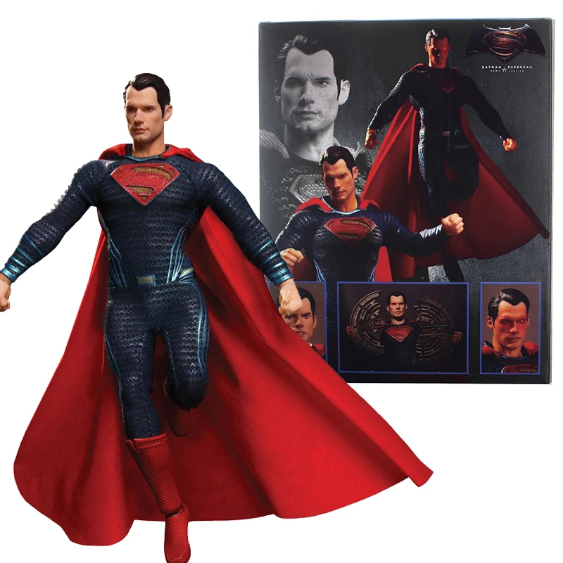 

2022 New Mezco One 12 Superman Action Figure Dawn Of Justice Bjd Toy Superhero Action Figure Doll Christmas Gift Model Toy