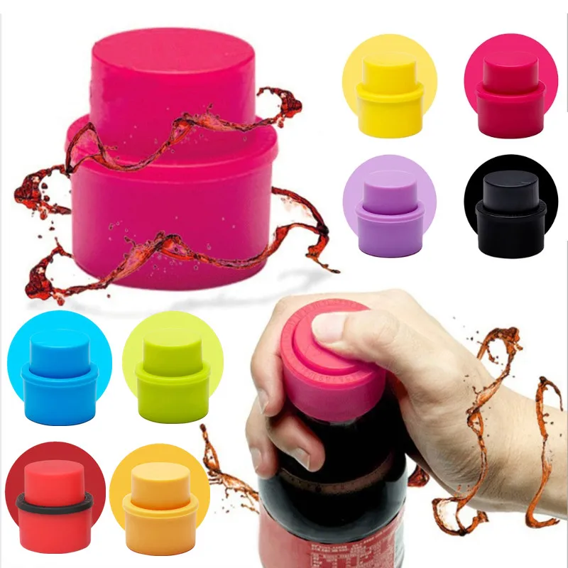 

1 шт. вакуумного Кепка для напитков надувные мягкий вакуумный упаковщик газированный напиток бутылка для газированных напитков фиксаторы у...