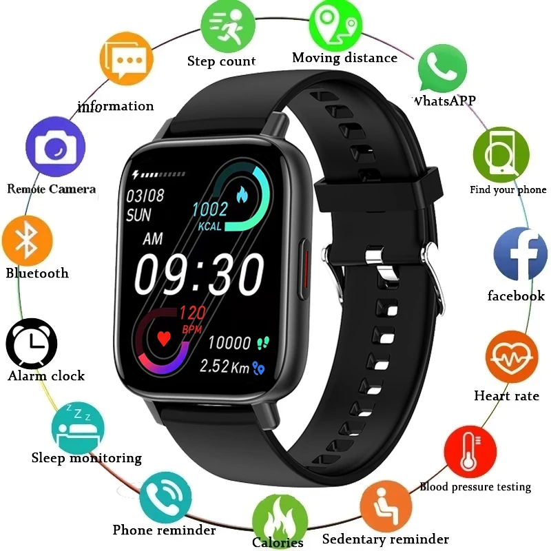 

Bluetooth Call Smart Watch Women Full Touch Screen Sports Fitness Watch Blood Pressure Bluetooth for Android Ios Smartwatch