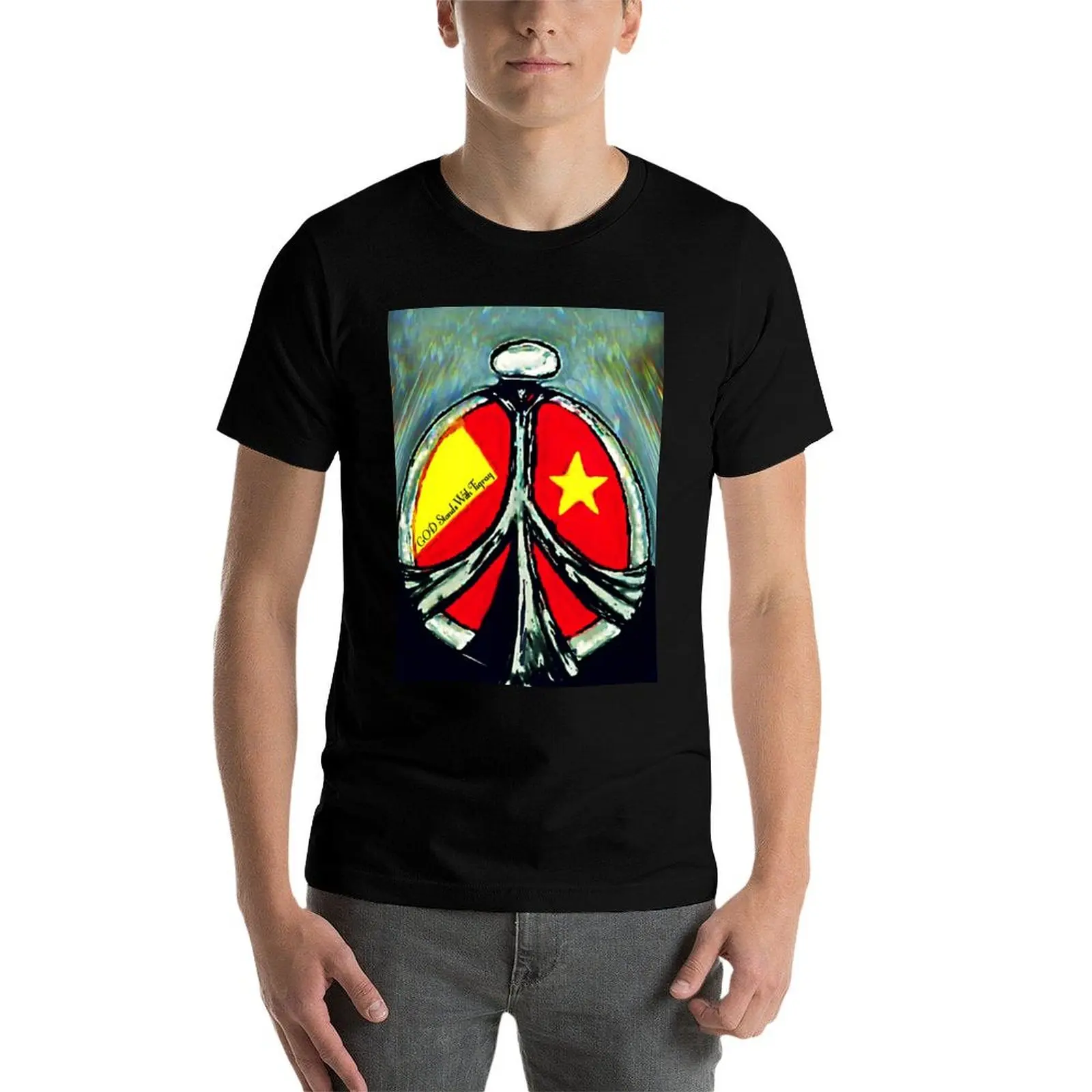 Фото Бог поддерживает Тиграй? ? Конец # Тигрейский геноцид. Я пожертвую 80% от этих доходов в качестве помощи людям из Тегару. ?. Футболка «Боже благословит вас» №4
