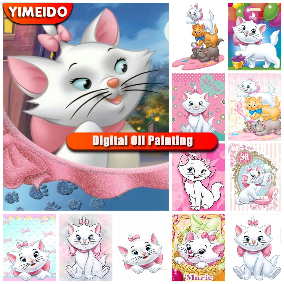 

Disney Painting By Numbers Shrek Handpainted Canvas Pictures By Number Painting Cartoon DIY Paint By Number for Adults Crafts