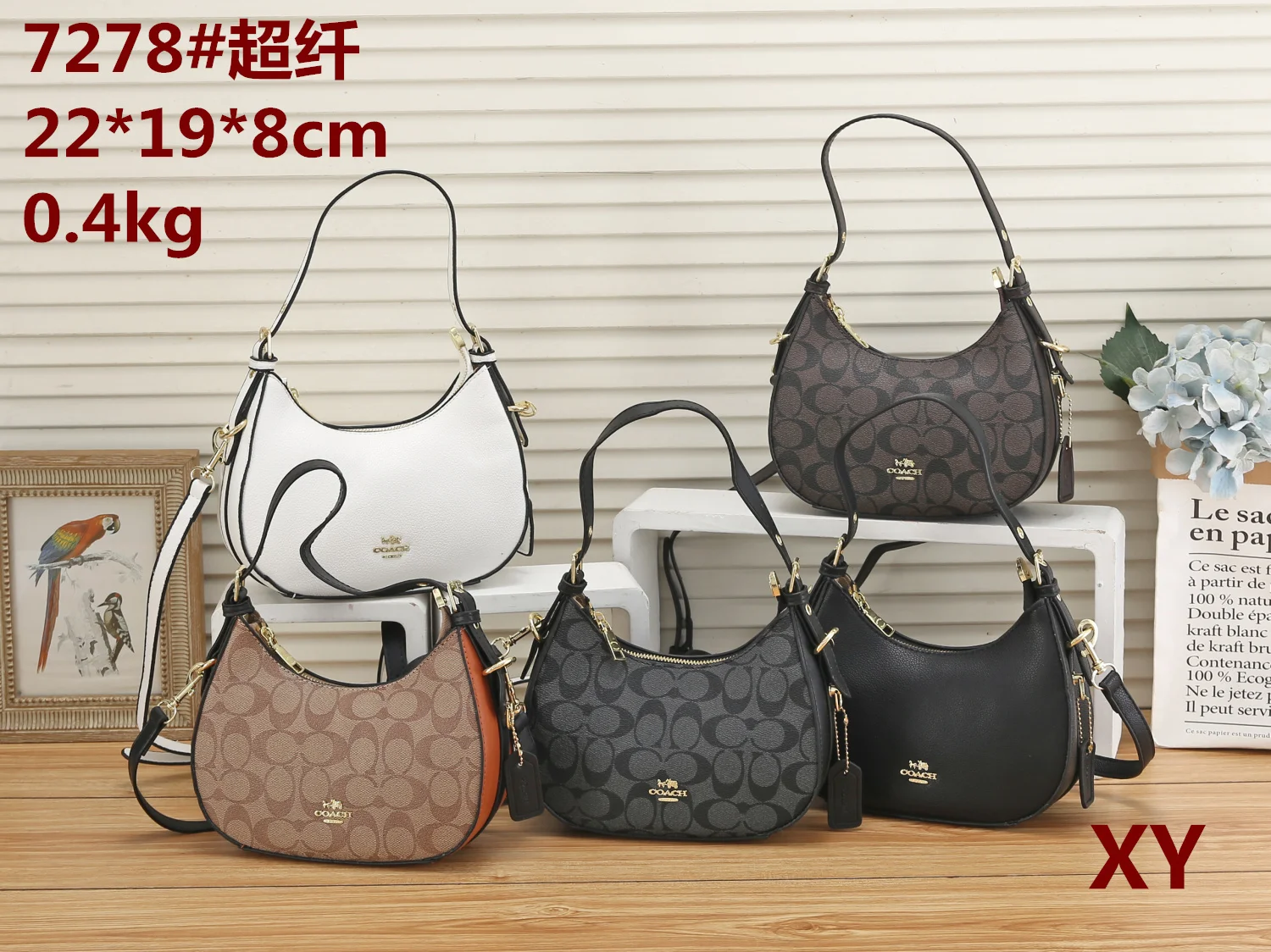 

Womens Fashion Handbags Retro Color Leather Shoulder Underarm Bag Casual Hobos Handbags Shoulder bag