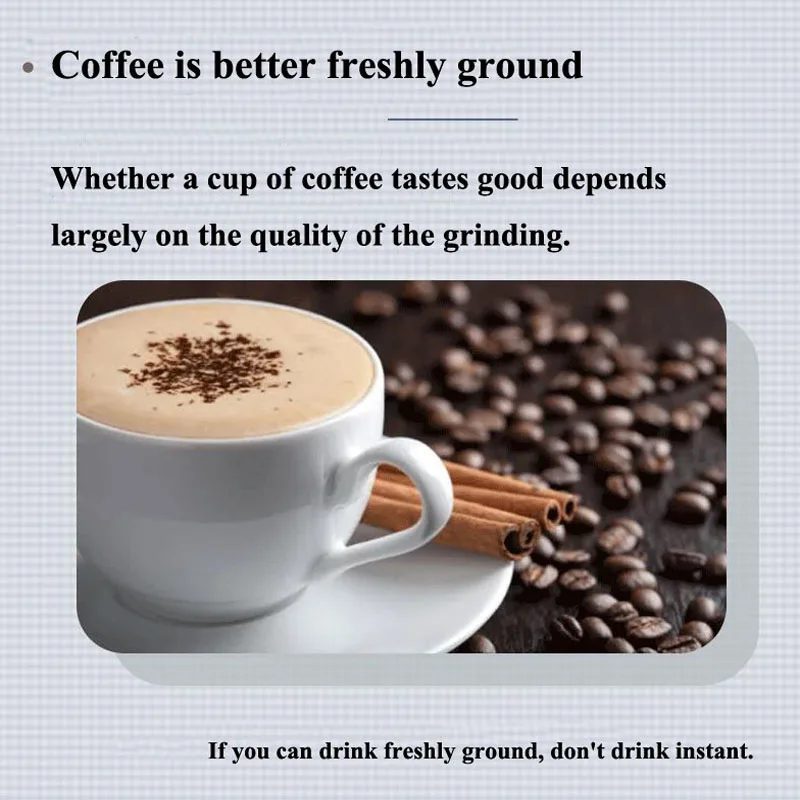 Автоматическая 48 мм плоская кофемолка 220 В Бытовая для зерен итальянская