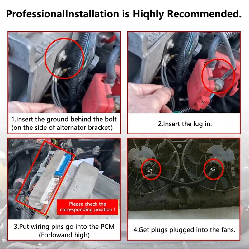 7L5533A226T обновленный электрический вентилятор жгут проводов управления ЭБУ для Chevy