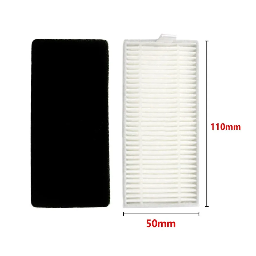 

6Sets Side Brush + Filter Replacement Kits For NEATSVOR X500/X600 Vacuum Cleaner Replacement Parts Home Cleaning Accessories