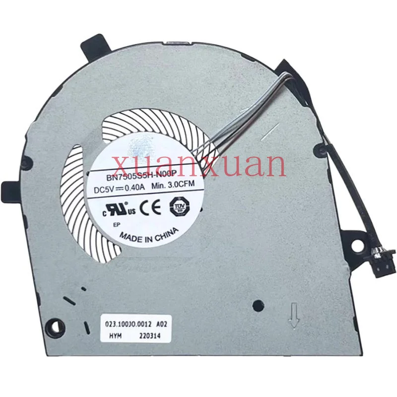 Новый вентилятор ЦП 0RDX8W для Dell Inspiron 7300 Vostro 5300 5301