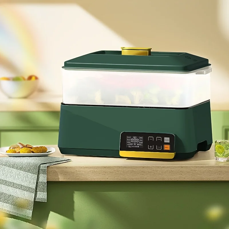 

[Flash Deal] Интеллектуальный Электрический Пароварка, многофункциональная электрическая кастрюля для тушения с антипригарным покрытием, электрическая плита для приготовления лапши