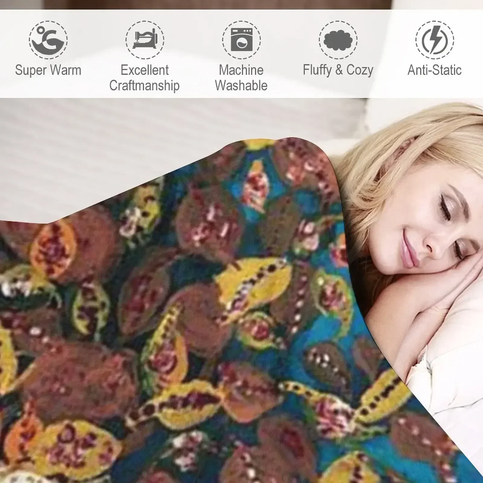 Le Bouquet de Feuilles - Seraphine Louis коллекция любимых художников пледы одеяла для пикника