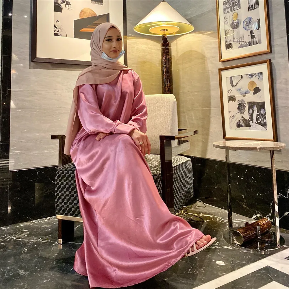 

Ramadan Eid Muslim Abaya Dress Dubai Abayas for Women Turkey Pakistani Islam Clothes Hijab Dress Kaftan Robe Musulmane Longue