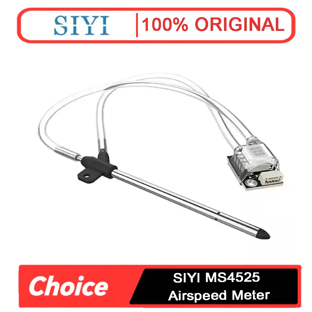 Фото SIYI MS4525 Датчик измерения скорости воздуха Прецизионное измерение Надежный компонент Гарантия безопасности Предотвращение киоска Радиоуправляемые детали №1