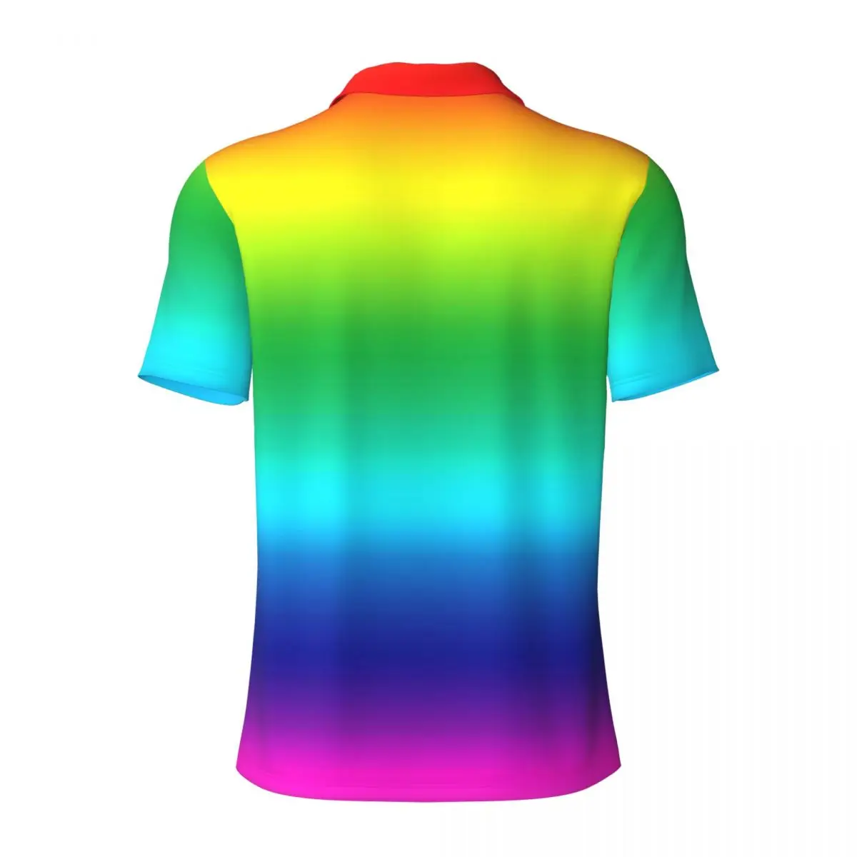 Футболка-поло мужская с радужным флагом повседневная принтом ЛГБТ парада