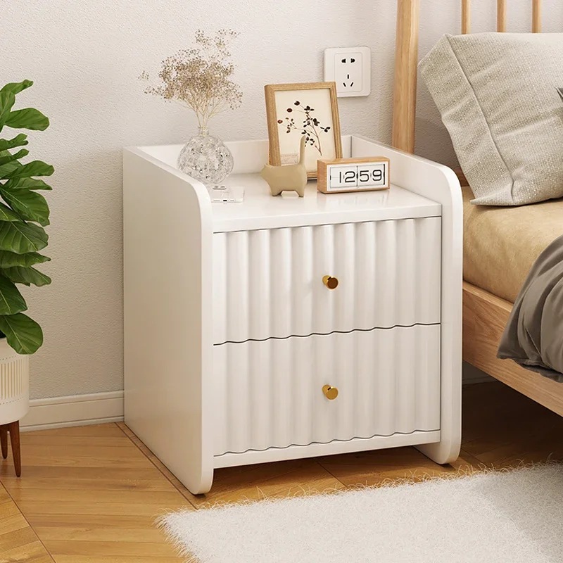 

Indoor Nordic Nightstands Bedroom Luxury White Space Saving Nightstands Drawer Aesthetic Meuble De Chambre Home Furnitures