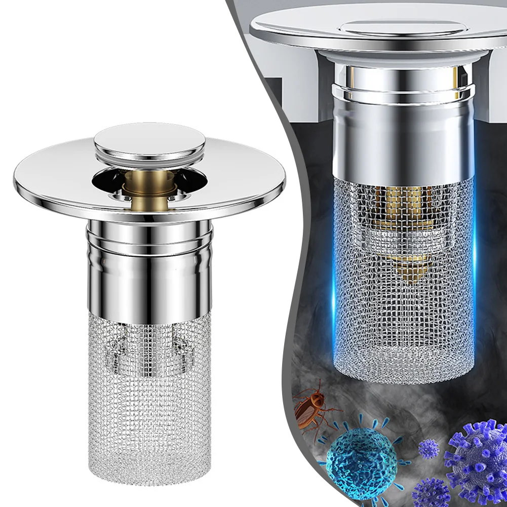 1 шт. сливной фильтр для пола раковины в ванной умывальника всплывающая пробка