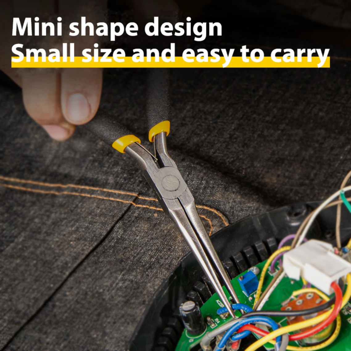 Mini Needle Nose Pliers Carbon Steel Multi-function for 3D Printer Tools DIY Handmade Model Jewelry Long Pointed Gadgets |