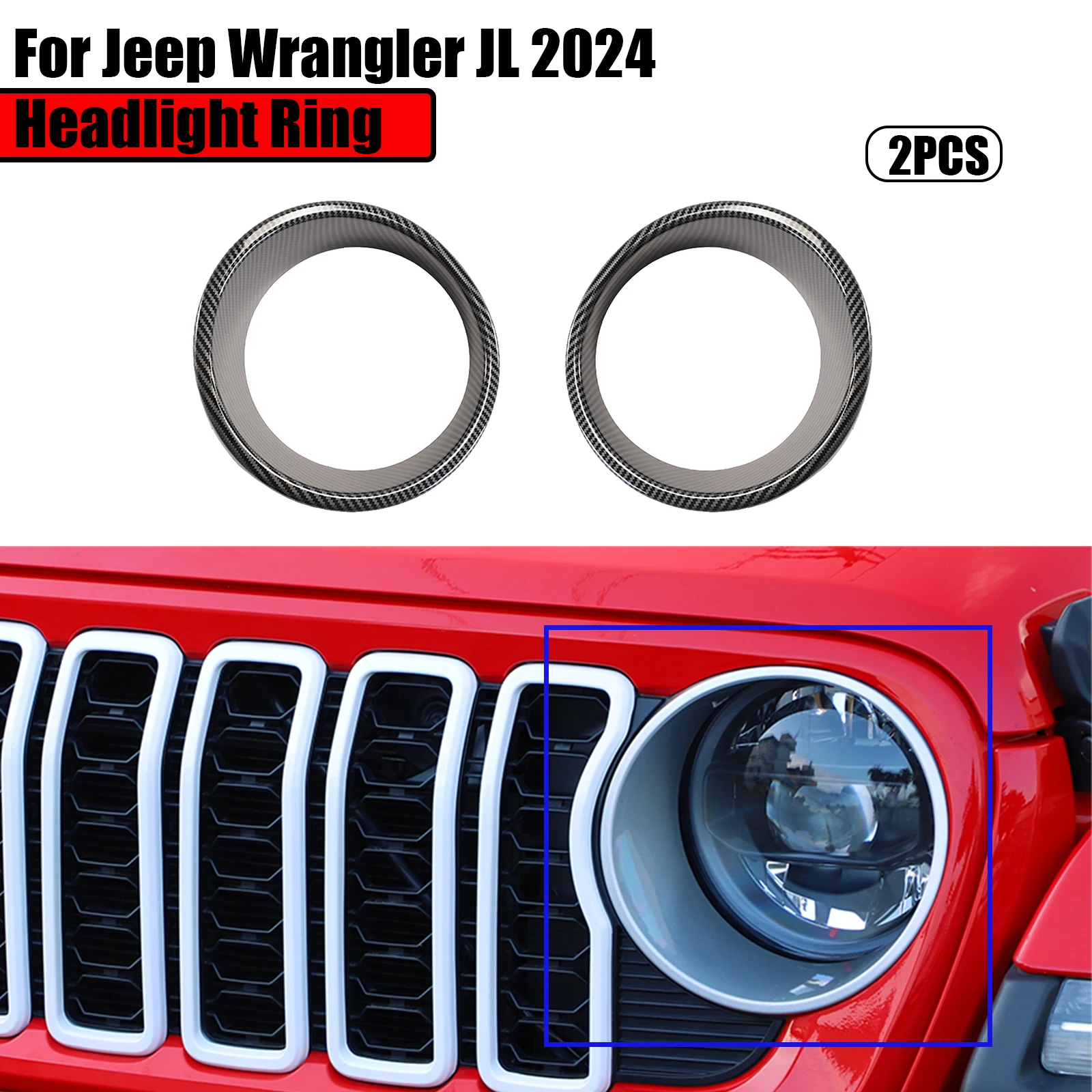 2 шт. автомобильные аксессуары для Jeep Wrangler JL 2024