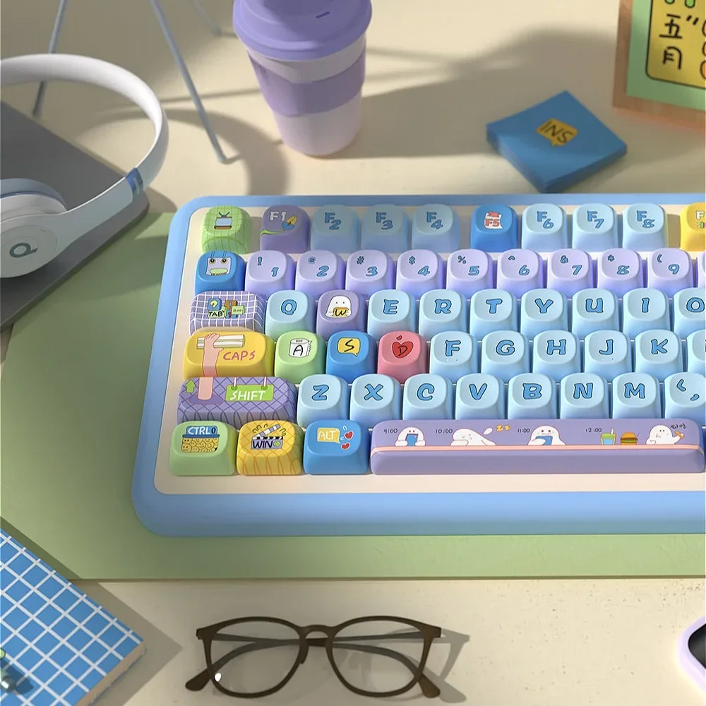 Колпачки для клавиш PBT 145 механические колпачки механических клавиатур Cherry MX