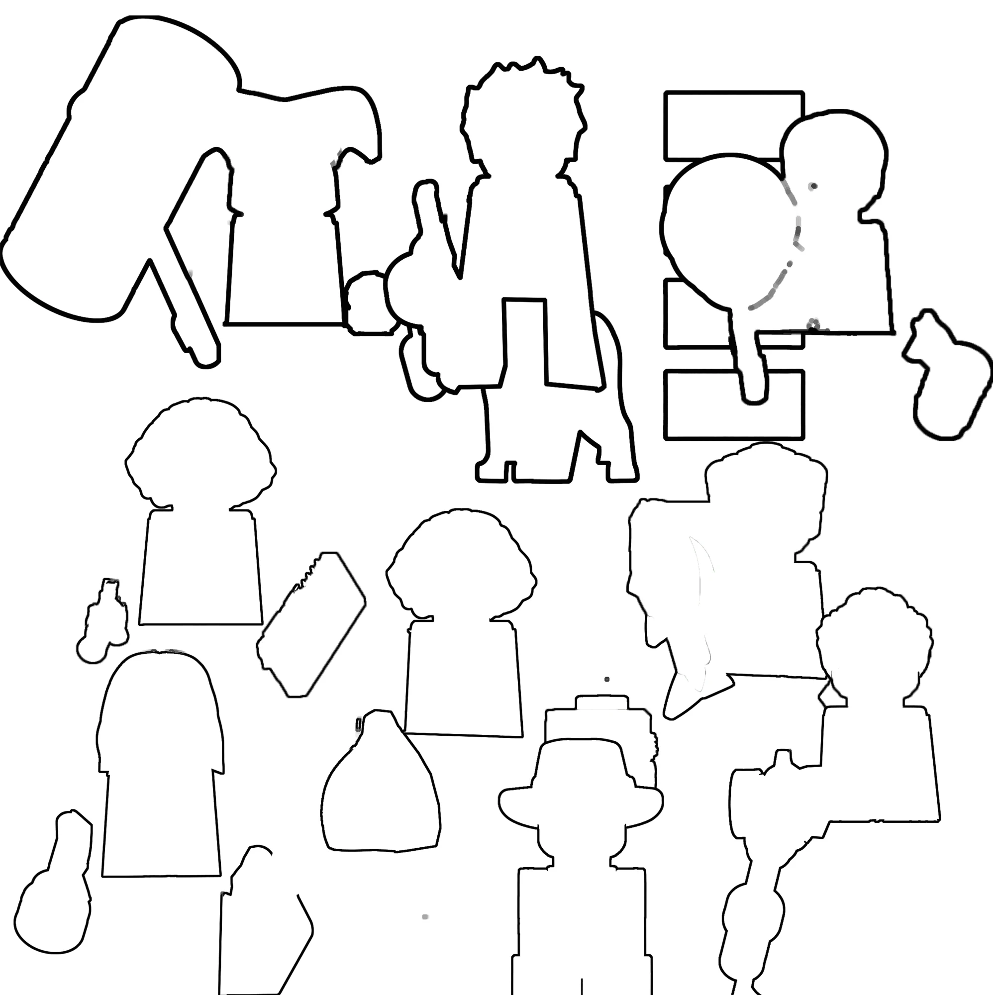 Строительные блоки фигурки детские игрушки TP1029