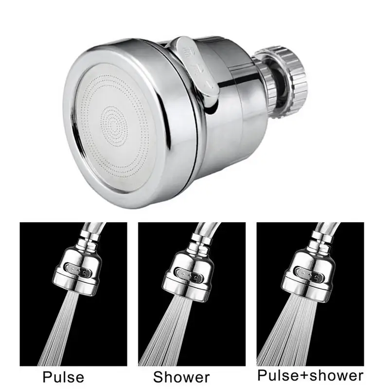 

Kitchen Faucet Head 360 Degree Rotatable Faucet Nozzle Flexible Water Saving Tap Head 3 Modes Faucet Spray Head For House Sinks
