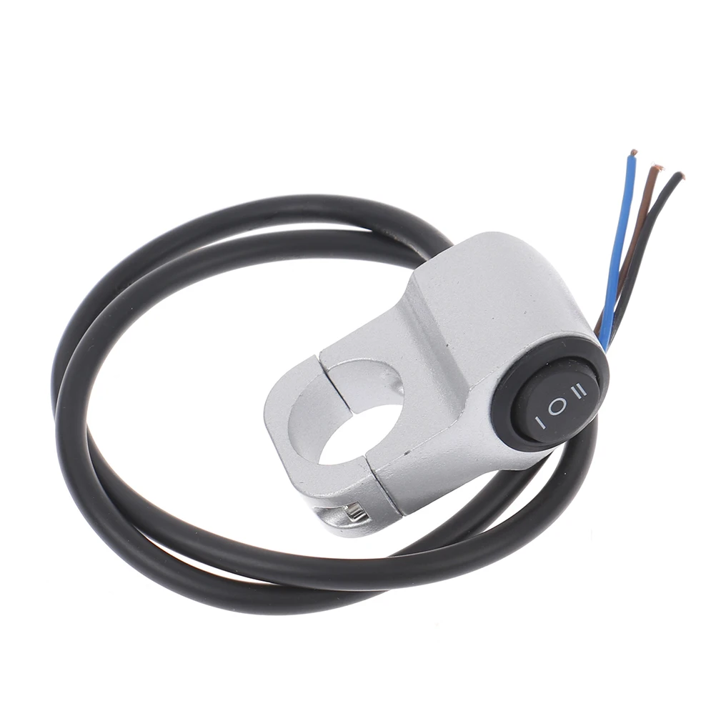 

22cm 7/8in Motorcycle Handlebar Headlight Light Switch Aluminum Alloy Three-position