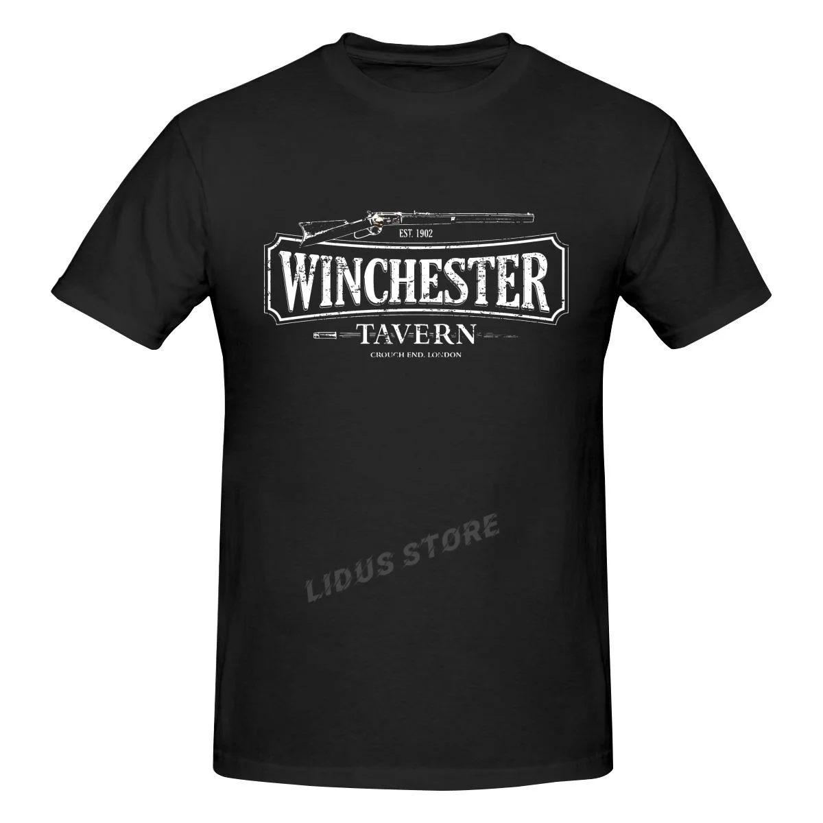 

The Walking Dead T Shirt Red T-Shirt Shaun Of The Dead - Winchester Tavern HD Variant Men Fashion Short Sleeve