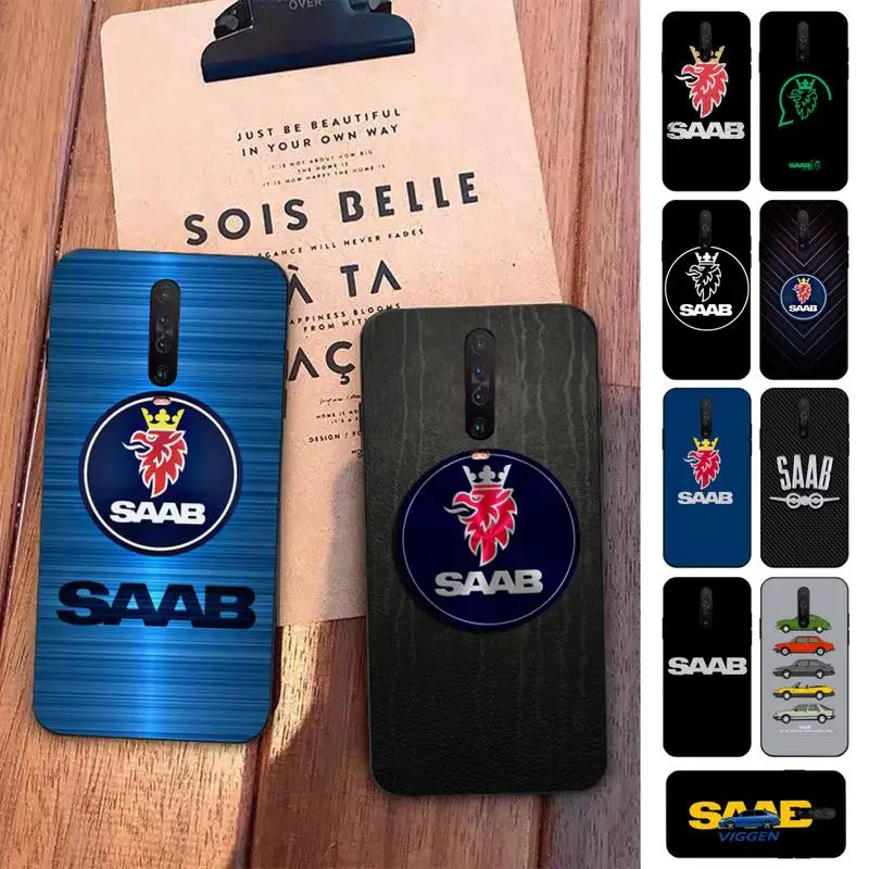 

SAAB Car logo Phone Case for Redmi 5 6 7 8 9 A 5plus K20 4X S2 GO 6 K30 pro