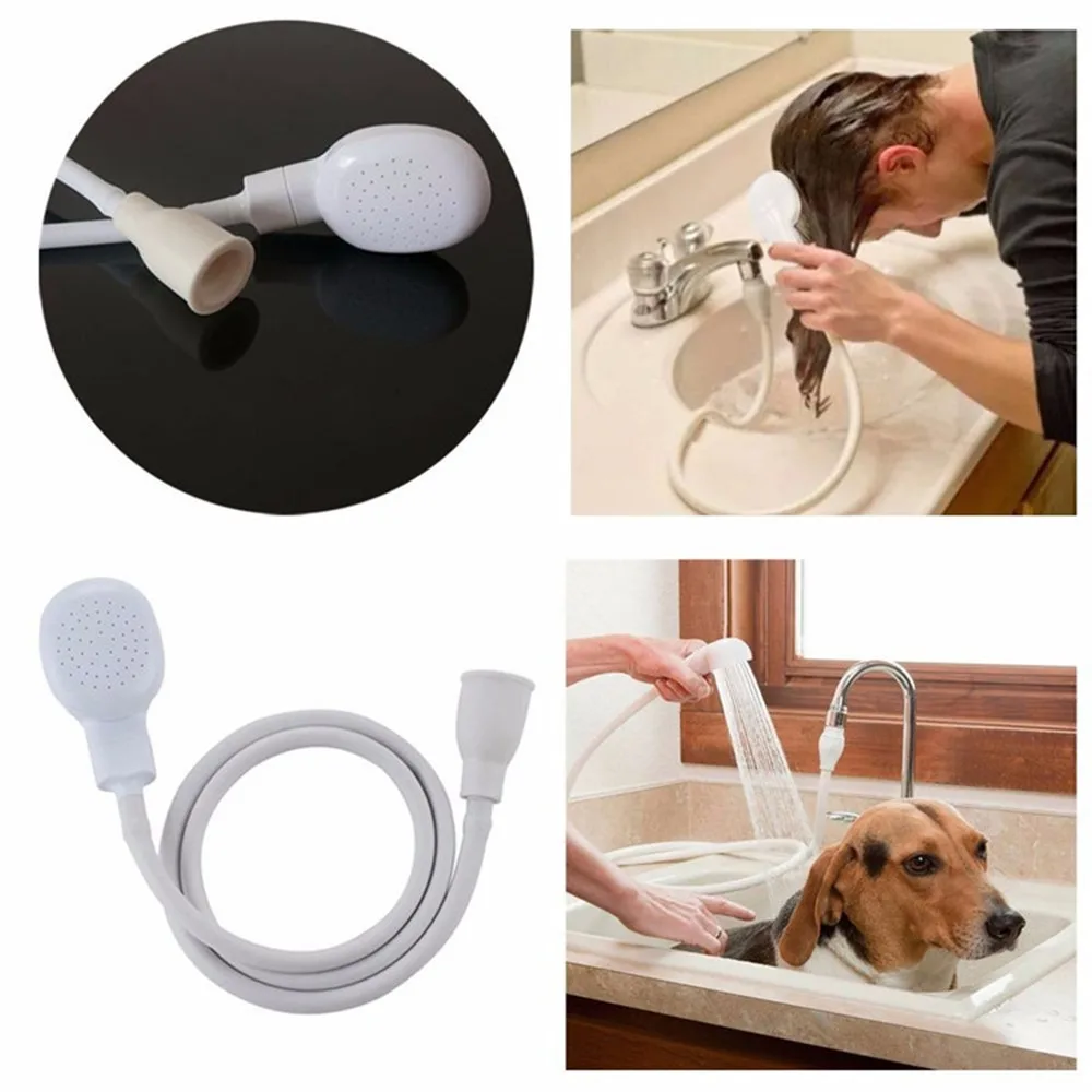 

Hot Selling Portable Handheld Splash Shower Pet Dog Cat Shower Spray Hose Tub Sink Faucet Attachment Washing Sprinkler Head Kit