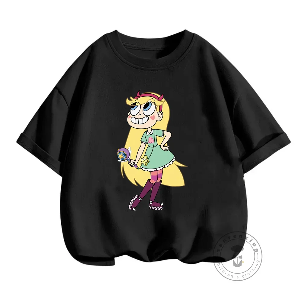 Детская футбольная майка с короткими рукавами и рисунком Disney Stars Versus Evil хлопковая