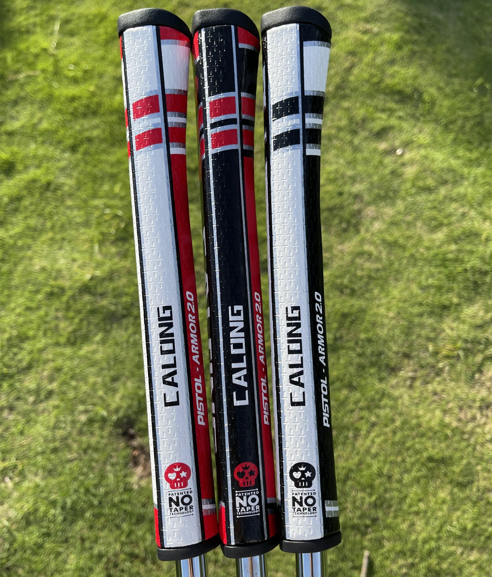 Новые захваты для клюшки гольфа мягкие Захваты с черепом из полиуретана размер 2 0