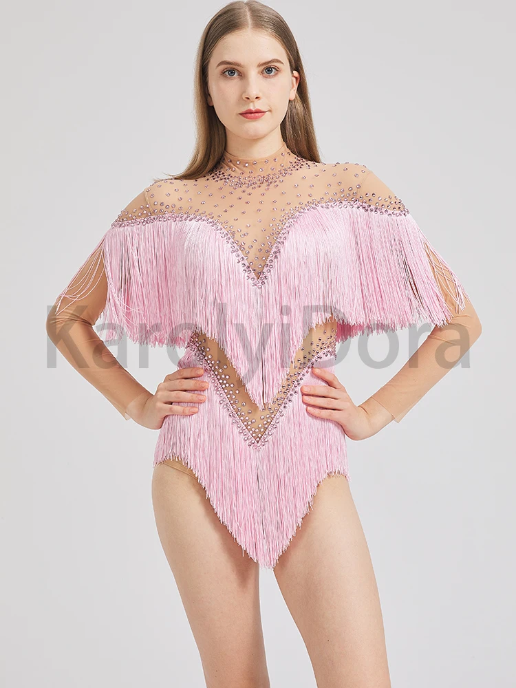 Женский комбинезон со стразами