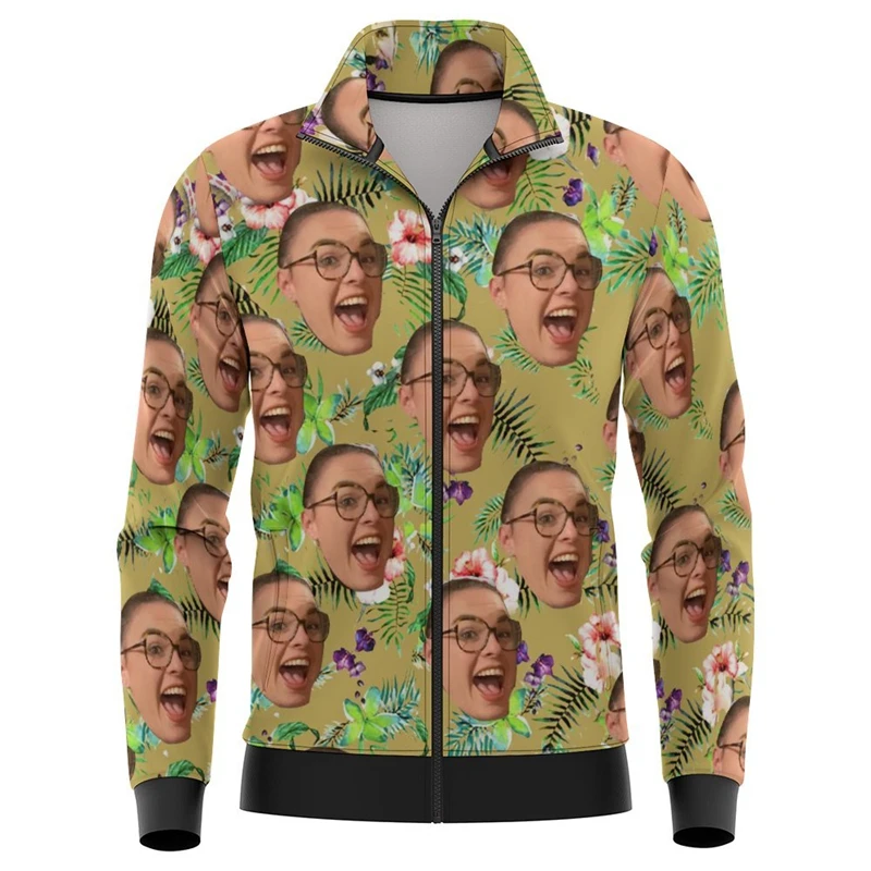 Куртка Мужская/Женская с 3D-принтом забавный дизайн изображением лица подарок на