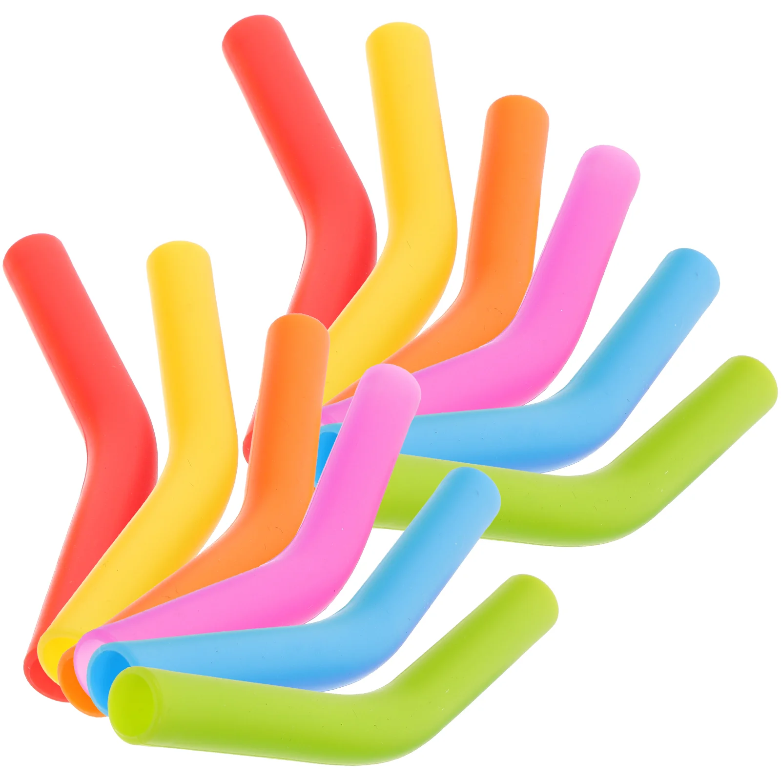 24 шт. насадки для соломинки из нержавеющей стали силиконовые металлические чехлы