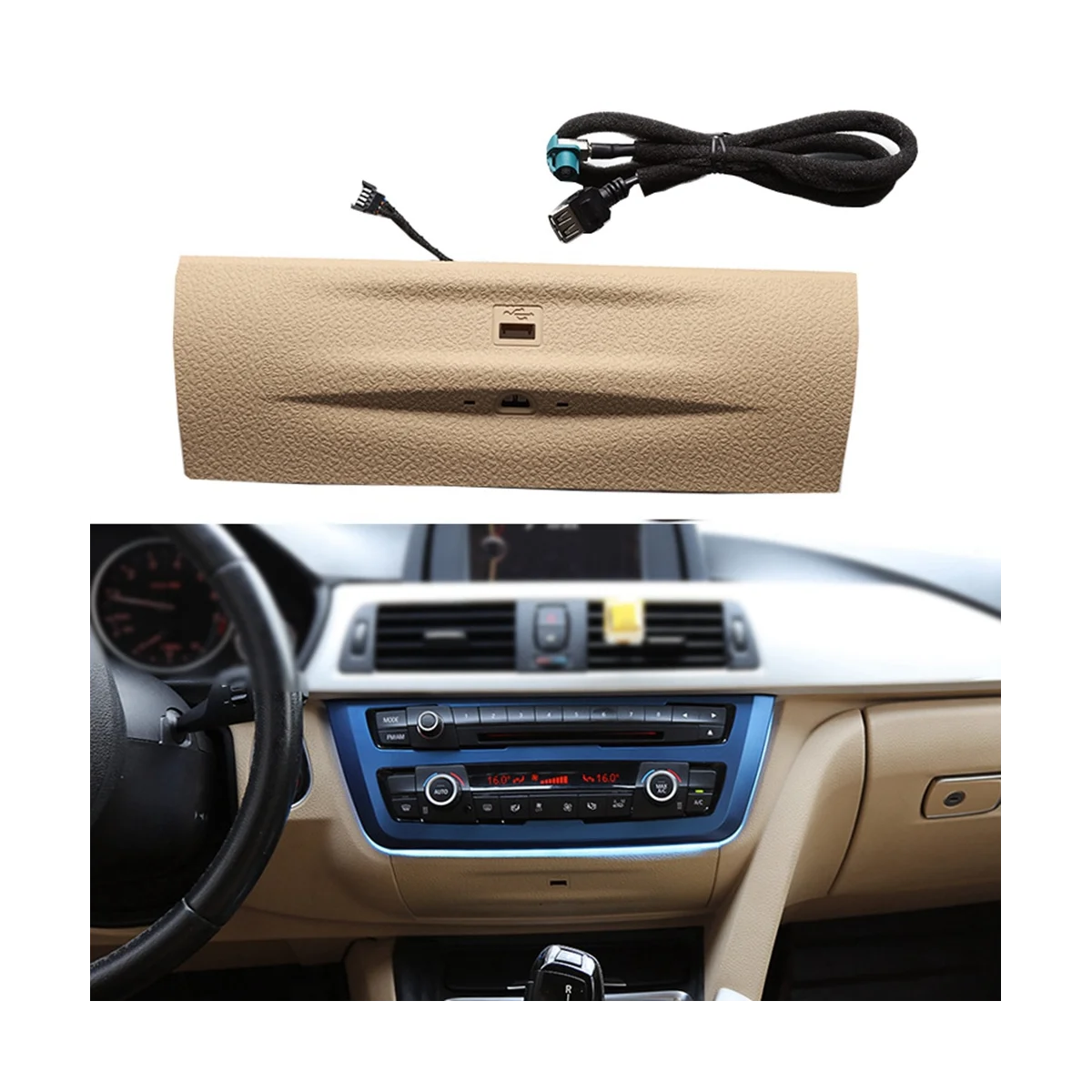 

Автомобильная сигарета из углеродного волокна, лампа атмосферного освещения, 9 цветов, крышка приборной панели для BMW 3 /GT/4-Series F30 F32 F34 F36 2012-2019