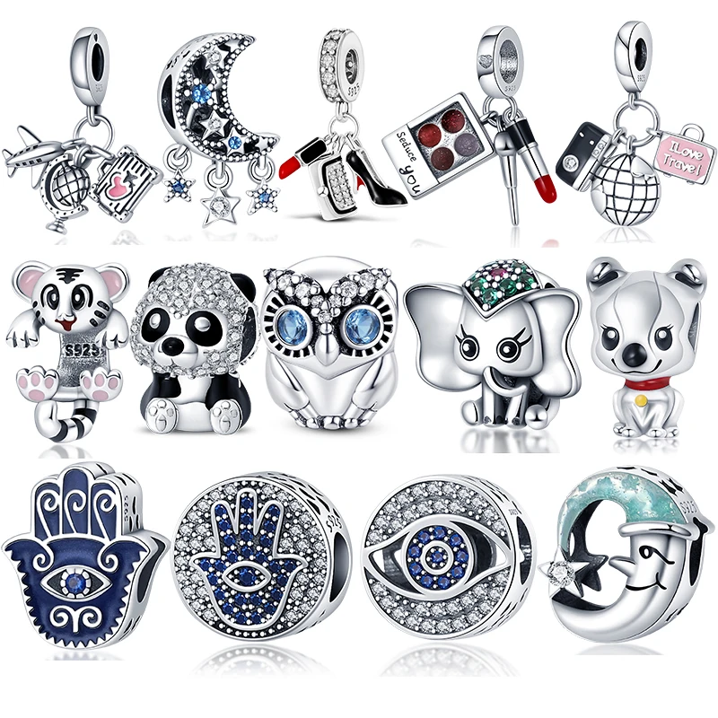 925 оригинальные женские подвески plata из серебра пробы для браслета pandora |