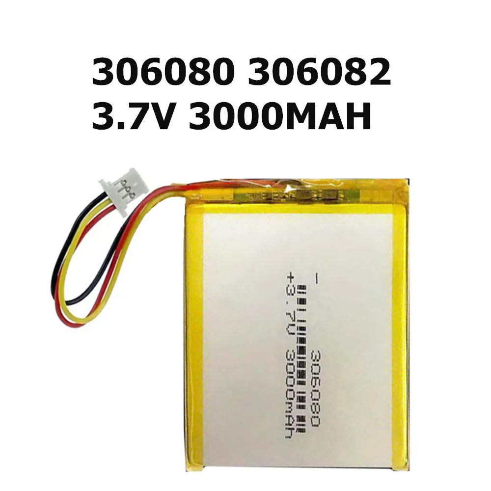 Перезаряжаемая Lipo батарея 3-контактный разъем MOLEX 51146 для PSP DVR DVD GPS Power Bank