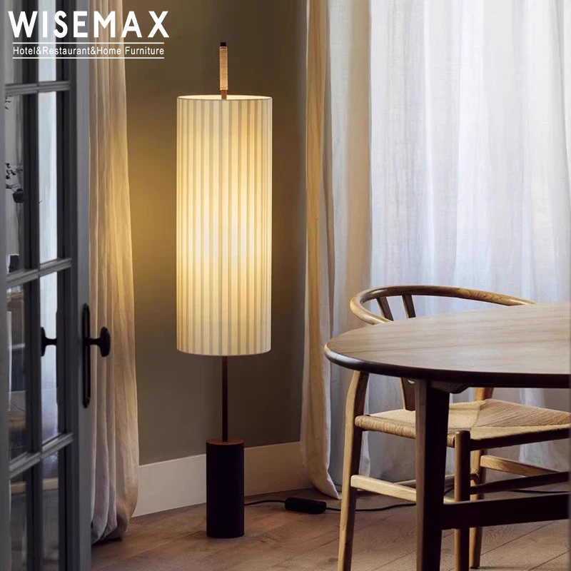 Фото Напольный светильник WISEMAX FURNITURE в ретро-стиле для японской гостиной и спальни, создающий атмосферу, для домашнего декора №2