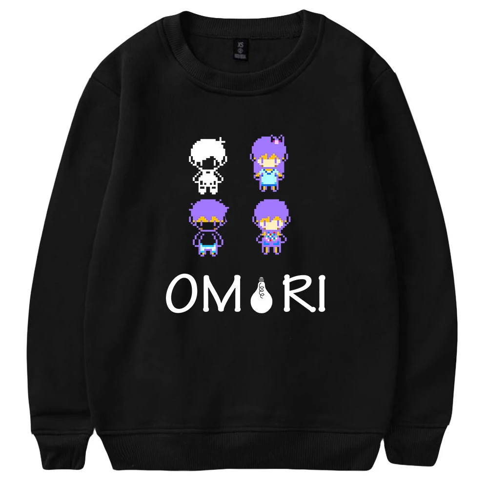 

Men Women Hoodie WoBoy Boy Anime Sweatshirts Game Omori Crewneck Sweatshirts Harajuku Streetwear Autumn Winter Clothes Girls boy