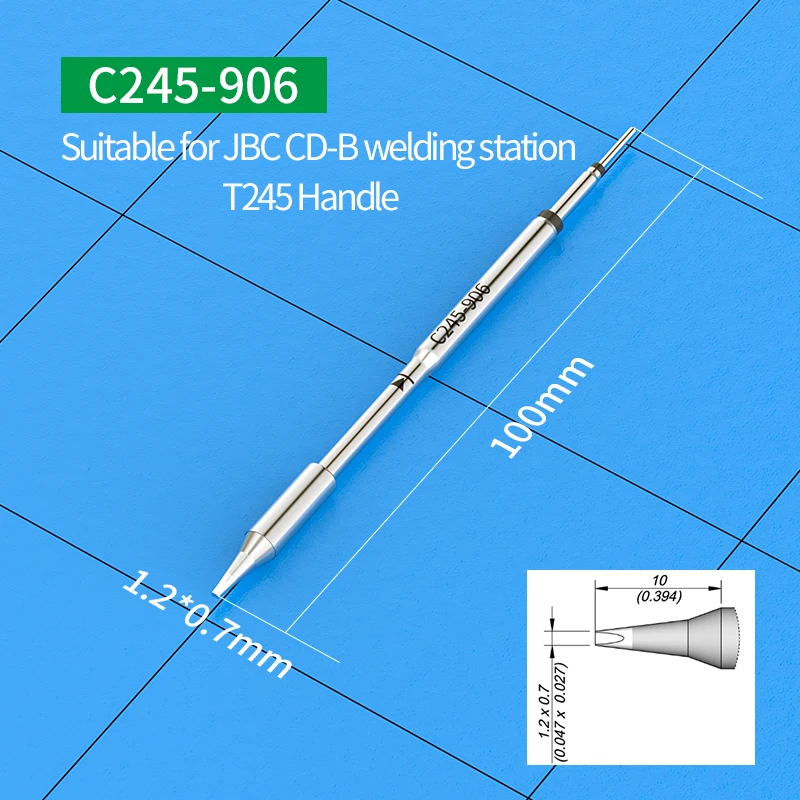Универсальные паяльные жала JBC C245 C245-061406407731741755756759768770773774 для сварочной насадки с ручкой JBC T245 (art.: 3920cc84461fd) - 3920cc84461fd