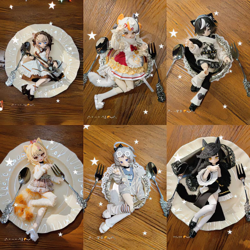 Фото Непригодная для еды кукла Lunar Lore Meow Power Series BJD Blind Box 1/8 BJD Mystery Box Модная коллекционная игрушка-фигурка, украшение, подарок №2