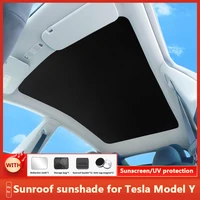 for tesla model 3 19 21 model y front rear sunroof windshield skylight blind shading netupgrade sun shades glass roof sunshade
